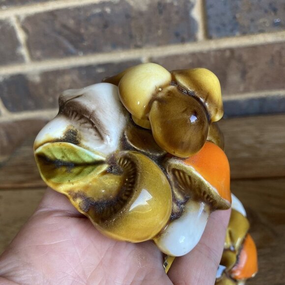 Mushroom Creamer and Sugar Vintage Relpo Midcentury Japanese Ceramic C-2122 READ - Picture 11 of 16